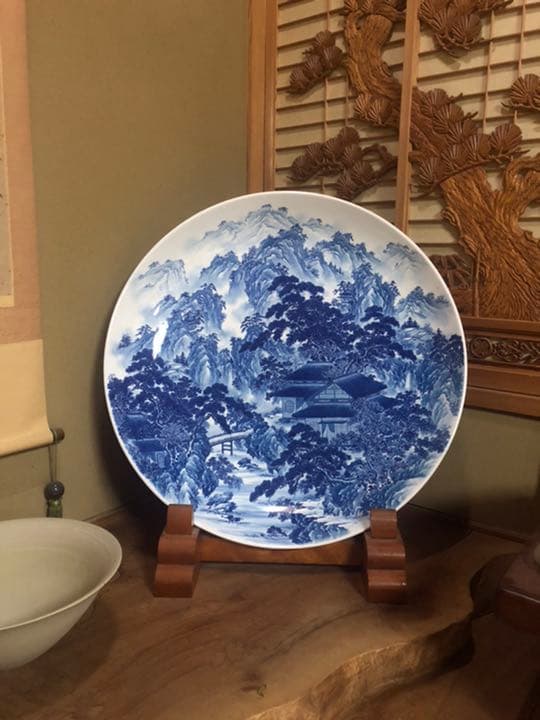 有田焼　陶器市　大皿　ボーンチャイナ　磁器