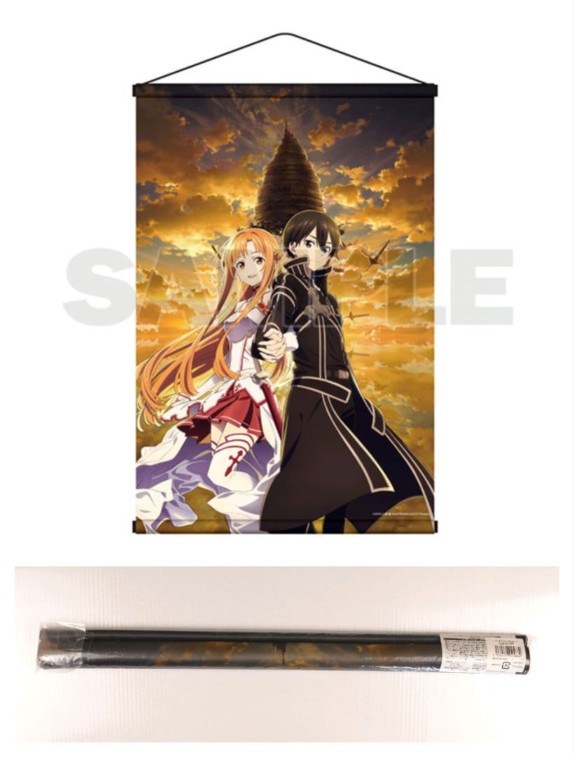 キリト＆アスナ B2タペストリー ソードアート・オンライン ゲームクリア記念