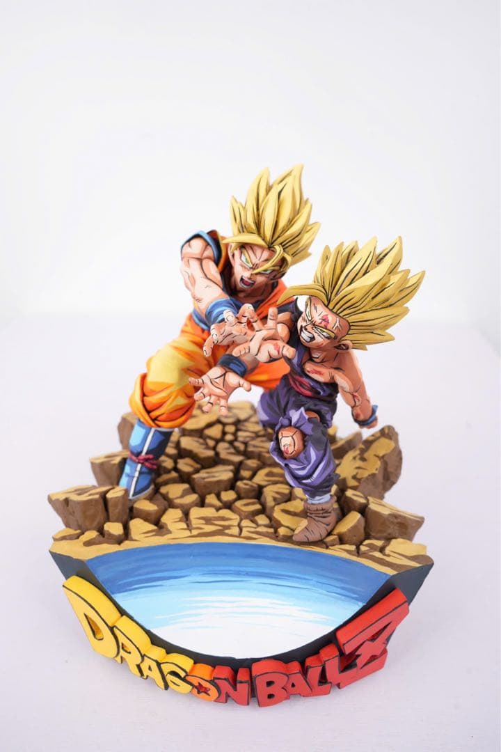 二次元リペイント ドラゴンボール フィギュア 親子かめはめ波 プルーヴィー