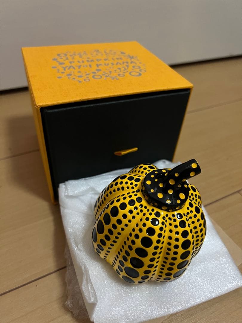 美品 草間彌生 パンプキン アートオブジェ