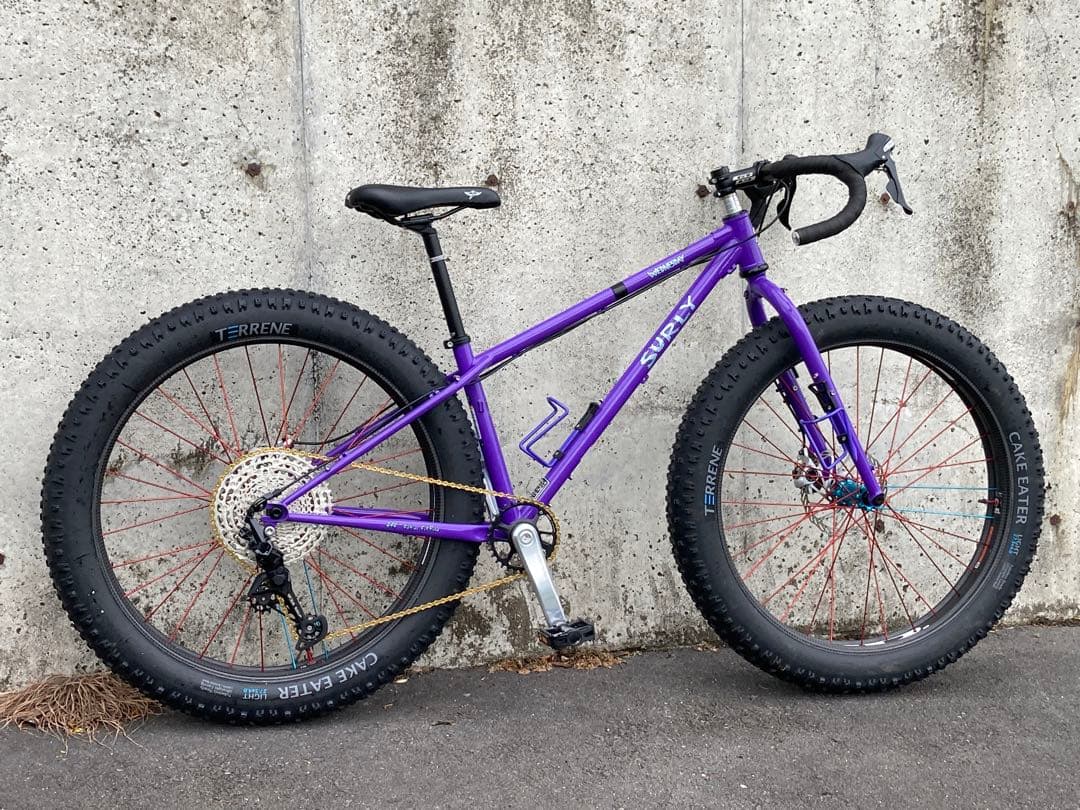 激レア 新品同SURLYサーリードロップハンドルHEDホイール超高級カスタム