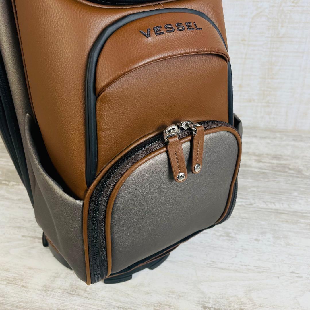 【美品】VESSEL APX Staff ベゼル　シンセティック　キャディバッグ