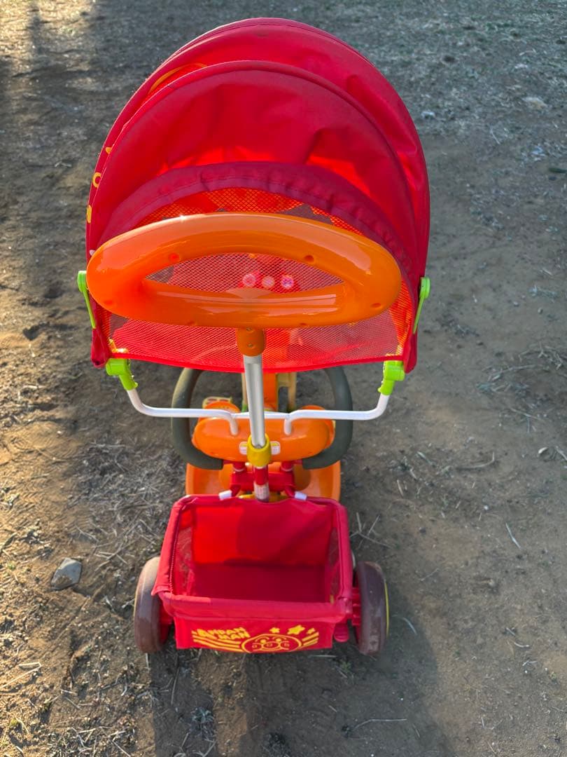 それいけ！アンパンマンデラックス　ブザー付きおでかけ三輪車