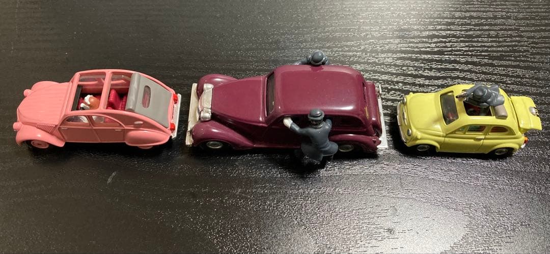 キャラウィール ルパン三世 カリオストロの城 ミニカー 3台セット