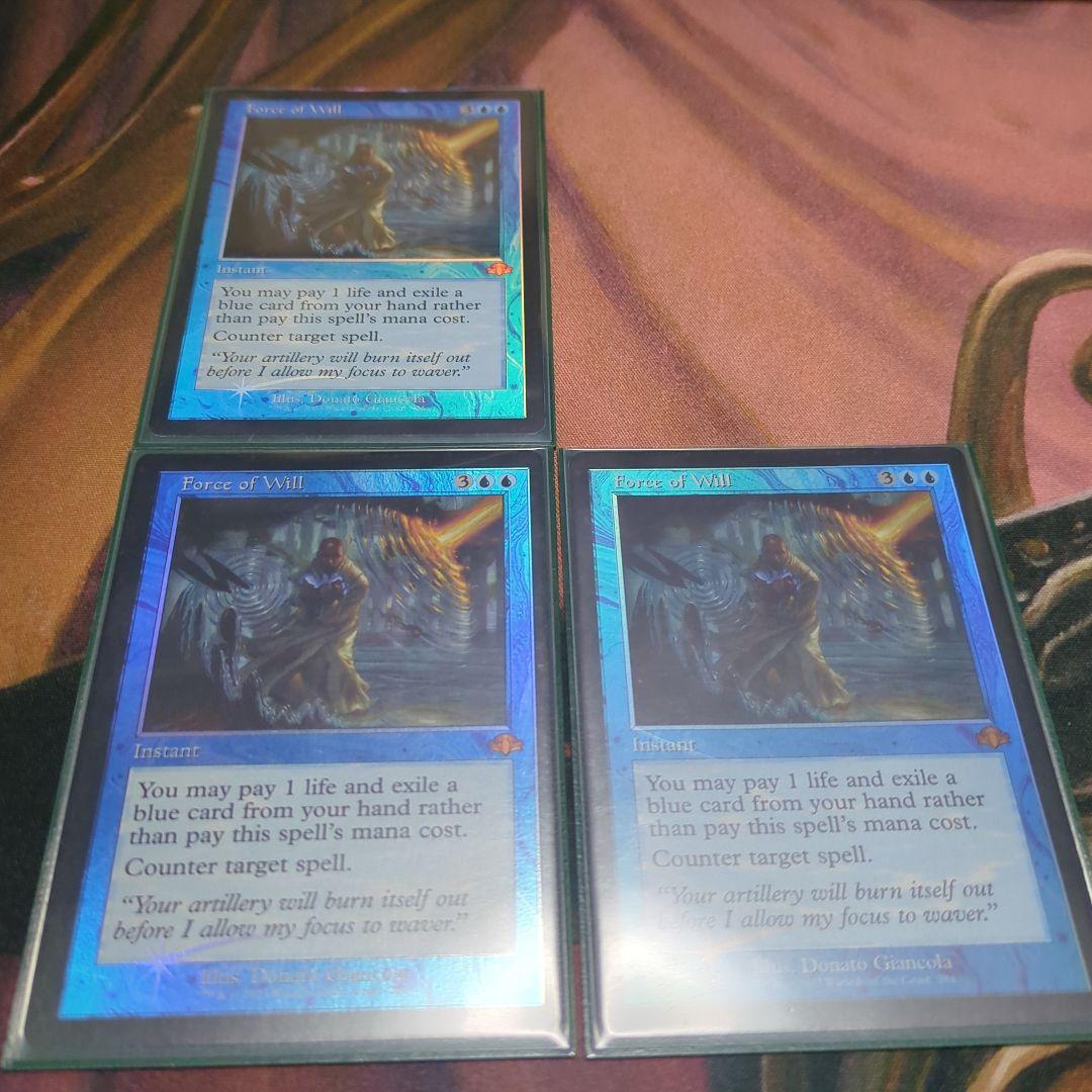 意志の力 旧枠foil 3枚セット