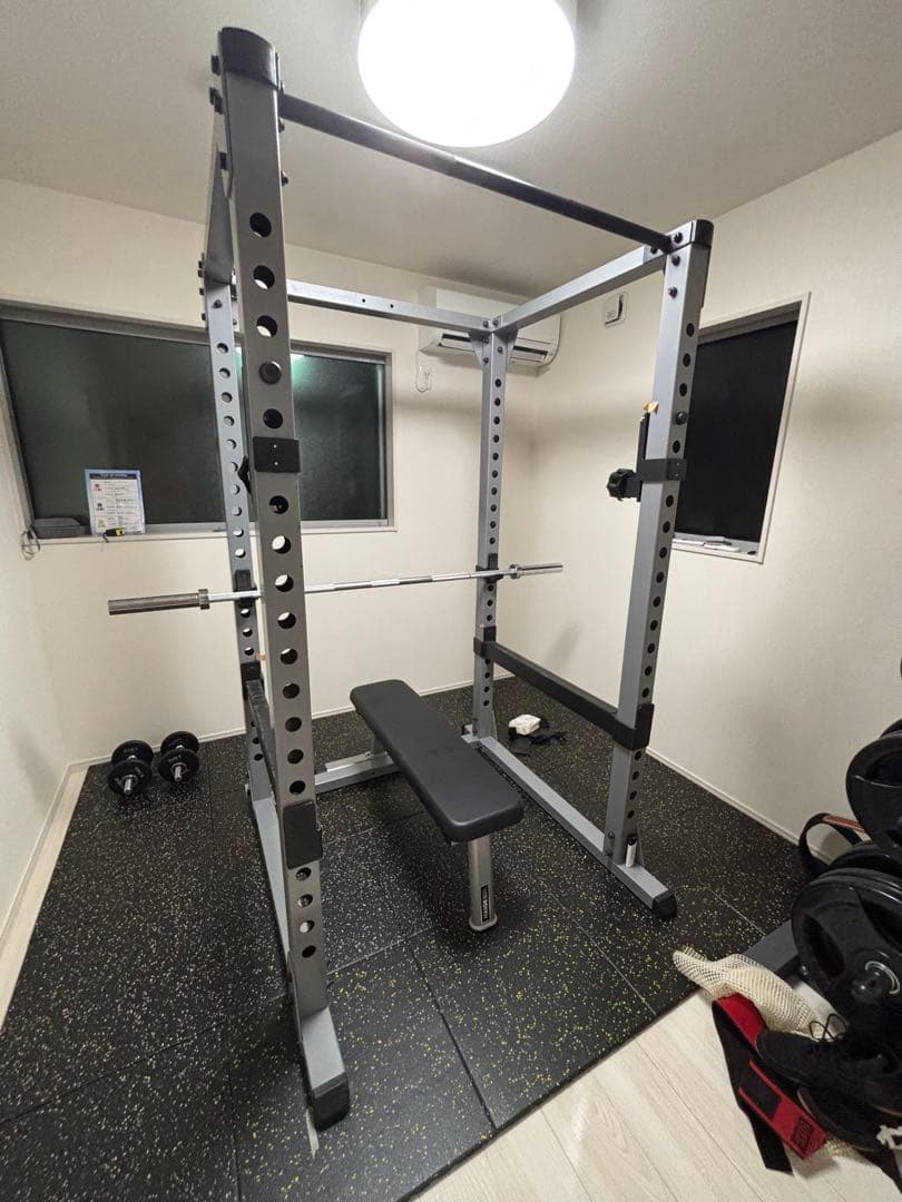 パワーラック ベンチ付き コンパクト