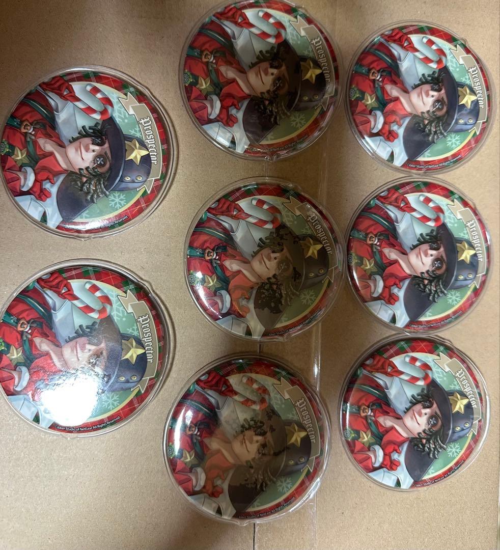 第五人格 探鉱者 バトラーズカフェ クリスマス 缶バッジ