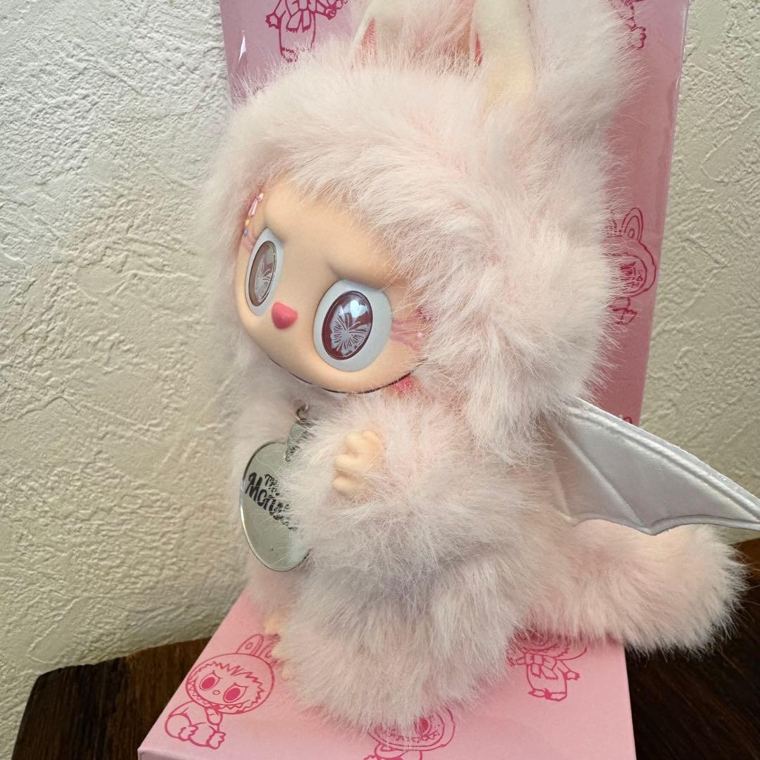 【海外限定】ZIMOMO LABUBUぬいぐるみキーホルダーピンクデビル