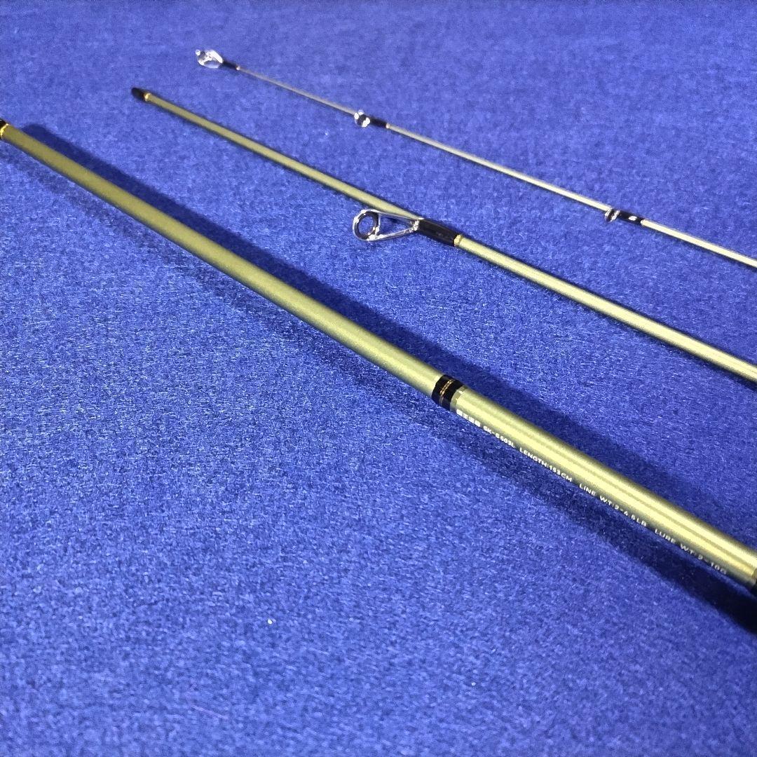 軽量マルチピースロッド 1.53m 5ft スピニング 3ピース トラウト 渓流