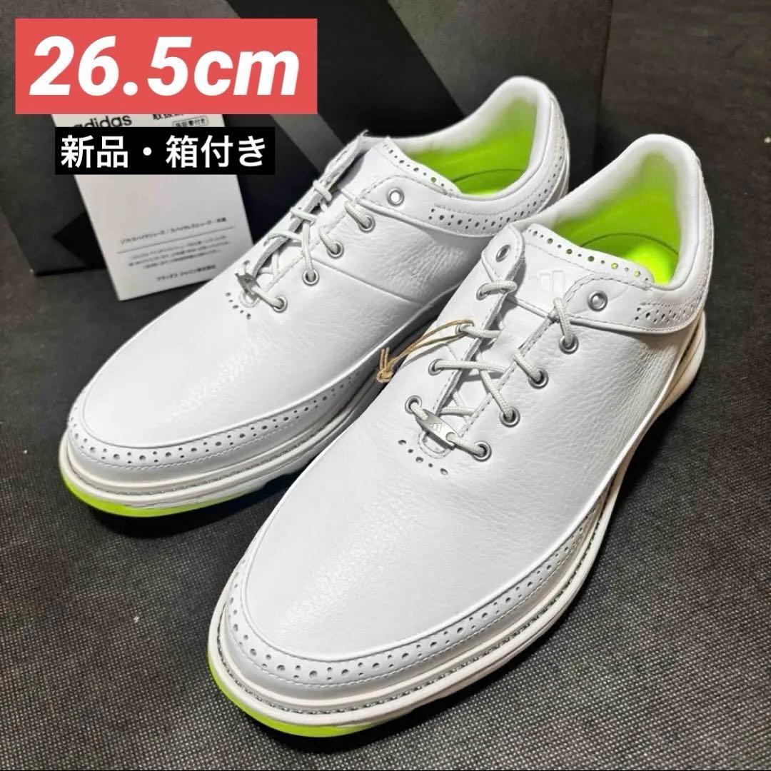 26.5cm adidas Golf MC80 ゴルフシューズ ID4748 白