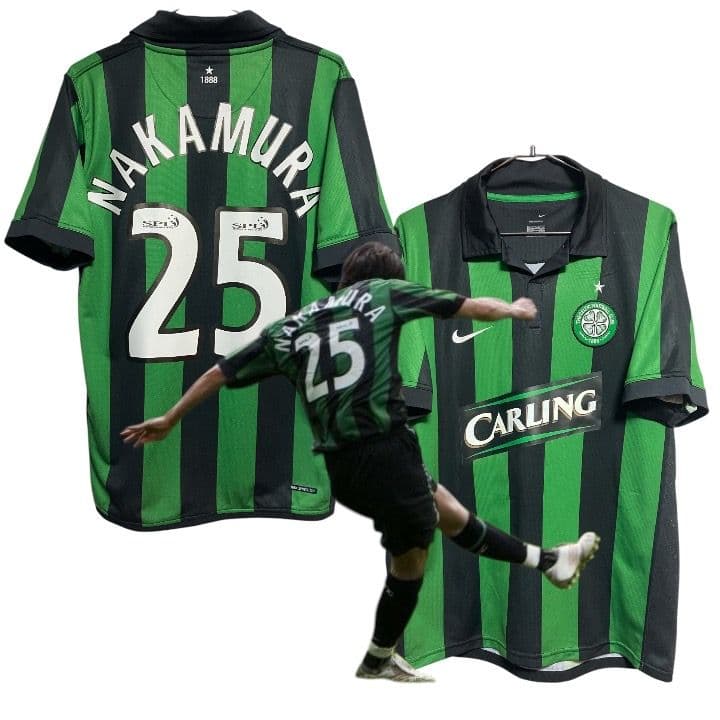 06-07 セルティック　中村俊輔　NIKEオフィシャル　アウェイユニフォーム