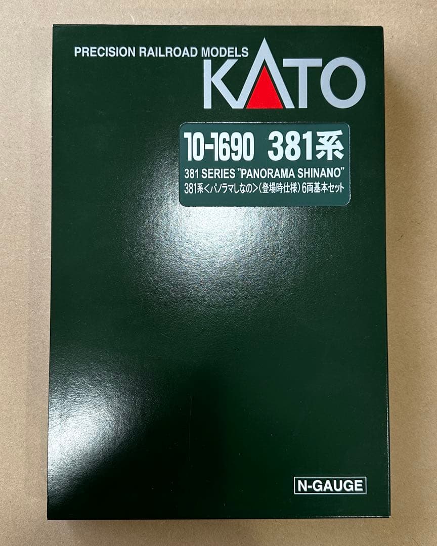 KATO 381系 パノラマしなの（登場時仕様）6両セット