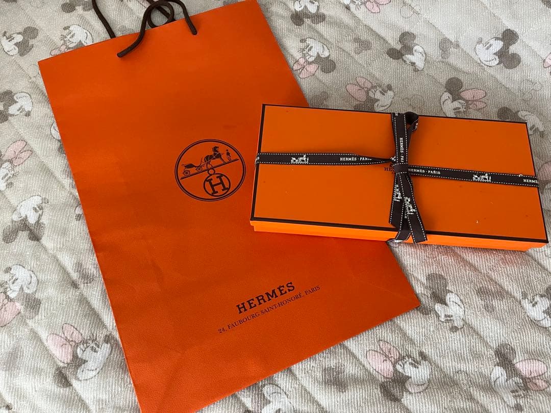 HERMES タオルセット ホワイト ネイビー
