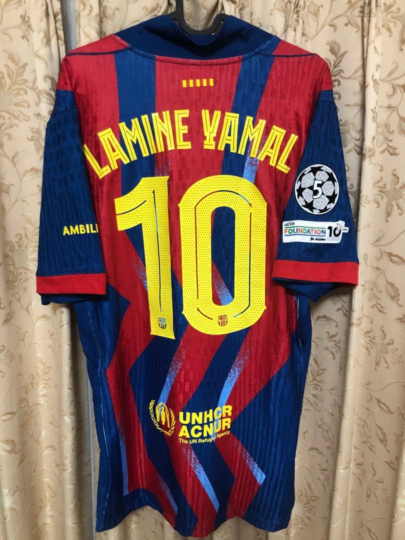 [美品]バルセロナ25/26 4th ラミン・ヤマル オーセンティック L