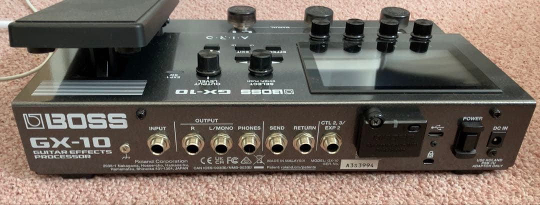 BOSS GX-10 (BT-DUAL付属)