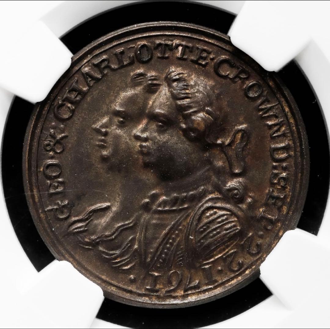 TOP POP⁉️ 1761年 ジョージ3世戴冠式メダル BHM47