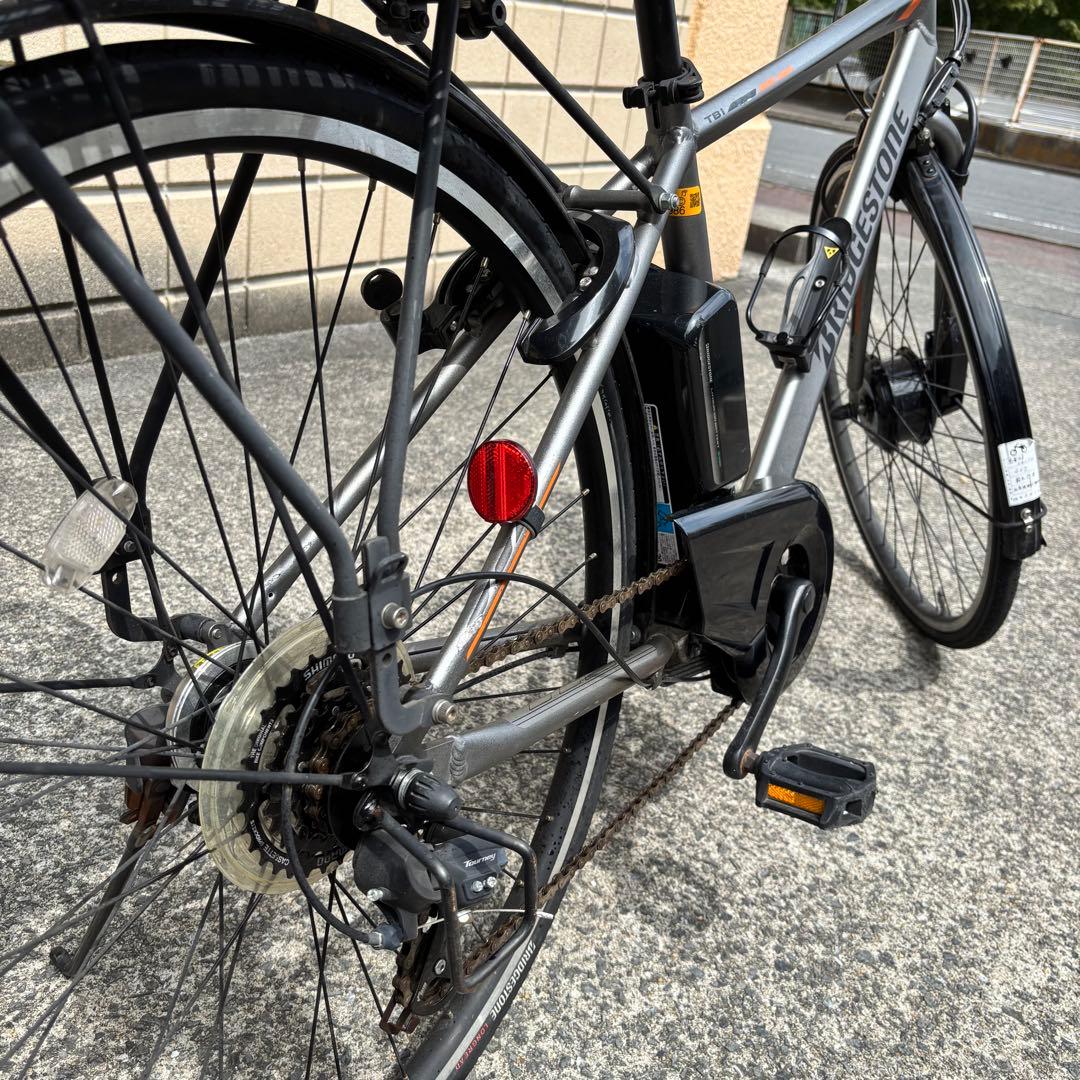 BRIDGESTONE TB1e マットグレー リアキャリア付き【引き渡しのみ】