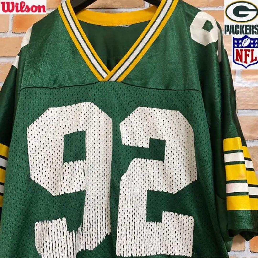 [レア]90s ウイルソン製 NFL グリーンベイ・パッカーズ ユニフォーム
