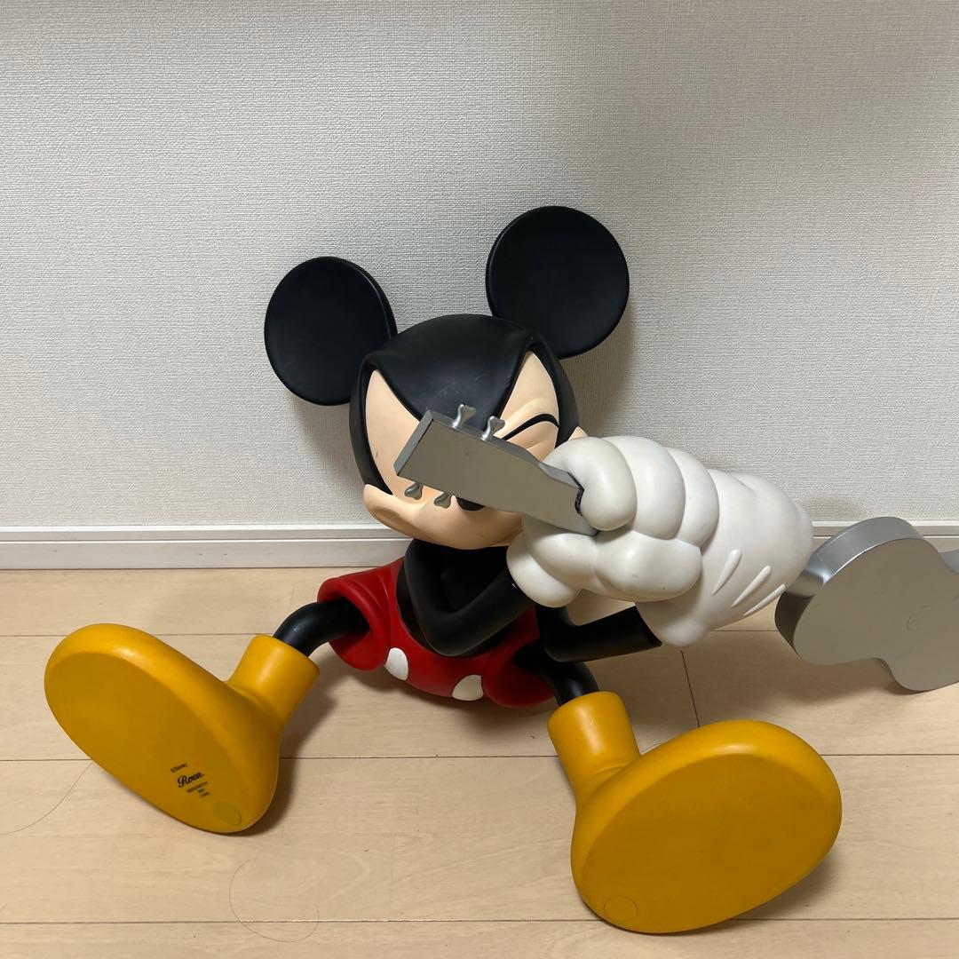 メディコムトイ Roen ロエン ミッキー クラッシュ ギター 特大 フィギュア