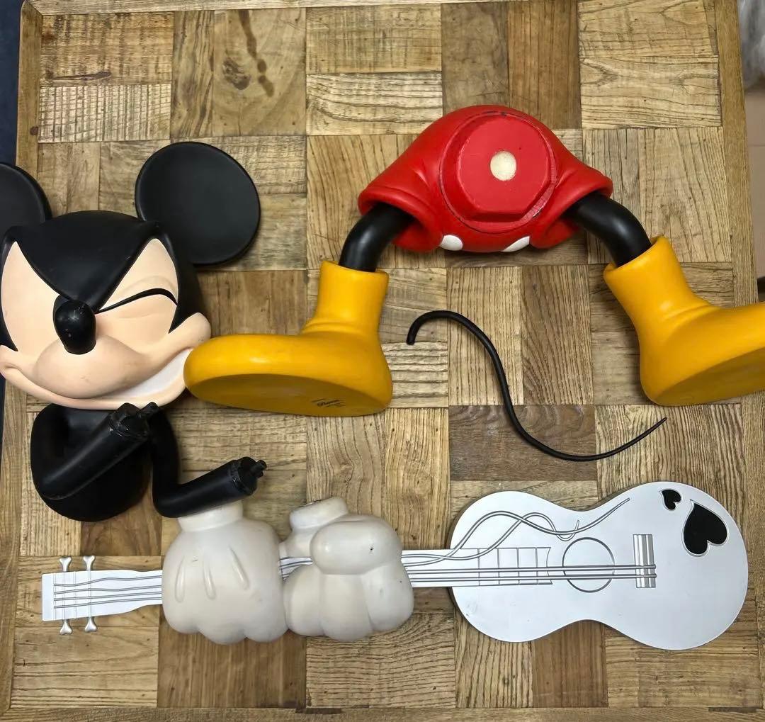 メディコムトイ Roen ロエン ミッキー クラッシュ ギター 特大 フィギュア