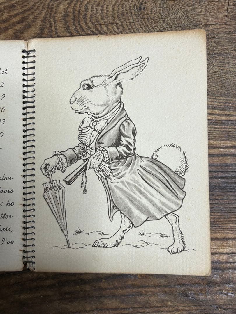 不思議の国のアリス 1943年カレンダー帳