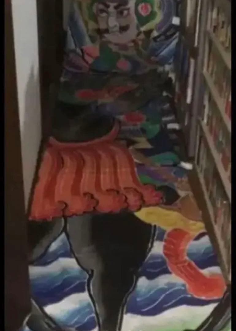 子供の日 圧巻!祝い絵旗 レトロ