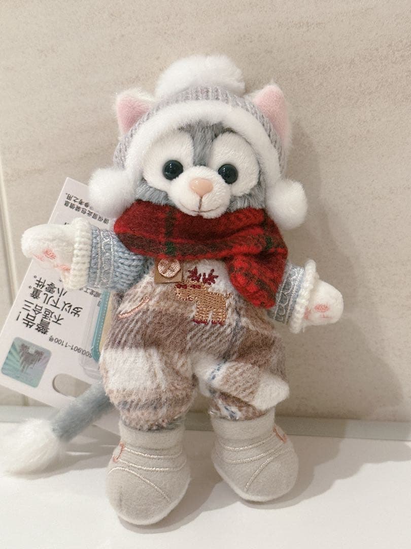 上海ディズニー❗️ジェラトーニ　クリスマス　ぬいぐるみ キーチェーン