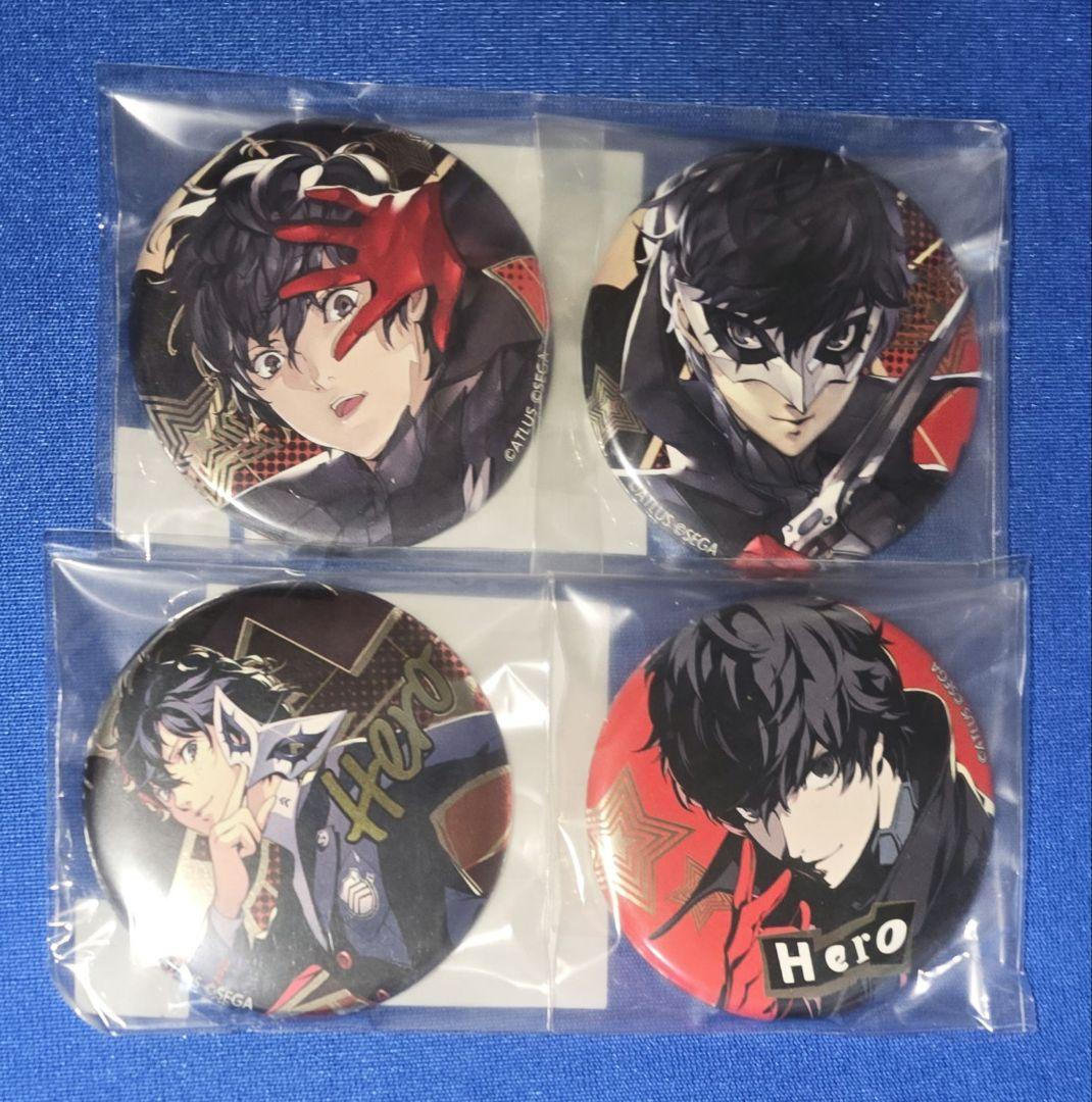 ペルソナ5　缶バッジ　セット　主人公
