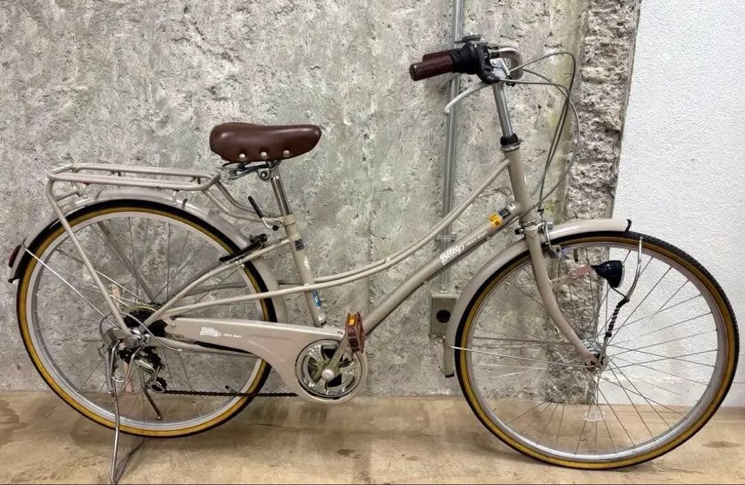 ✨ おしゃれシティサイクル 26インチ 外装6段 Beleg ベージュ