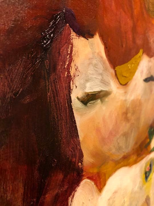 【F30号】タコを捕まえる 油絵 原画 oil painting 抽象画 たこ