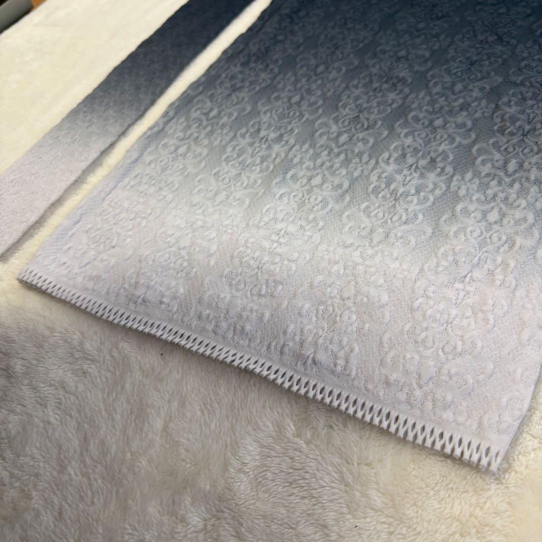 【新品】グラデーションクルーニットトップ 長袖 ノーソーイングニット チャコット