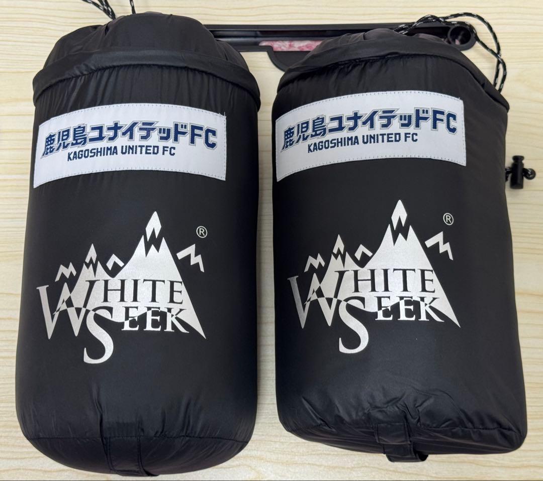 【新品2個】 鹿児島ユナイテッドFC 羽毛寝袋 防災グッズ サッカー Jリーグ