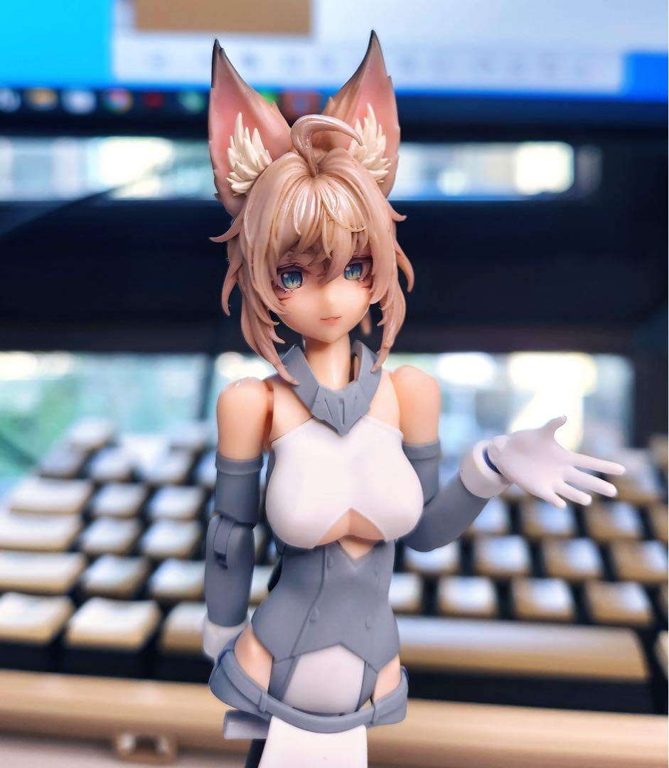 「R.Z.」けものミミポニーテール・メガミデバイス・髪パーツ　メガミデバイス