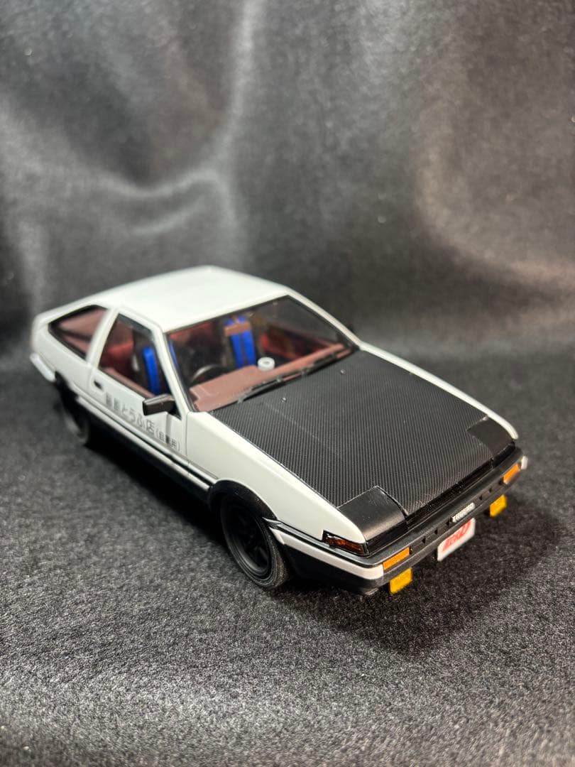 イニシャルD 藤原拓海　AE86トレノ　アオシマ1/24 全塗装完成品