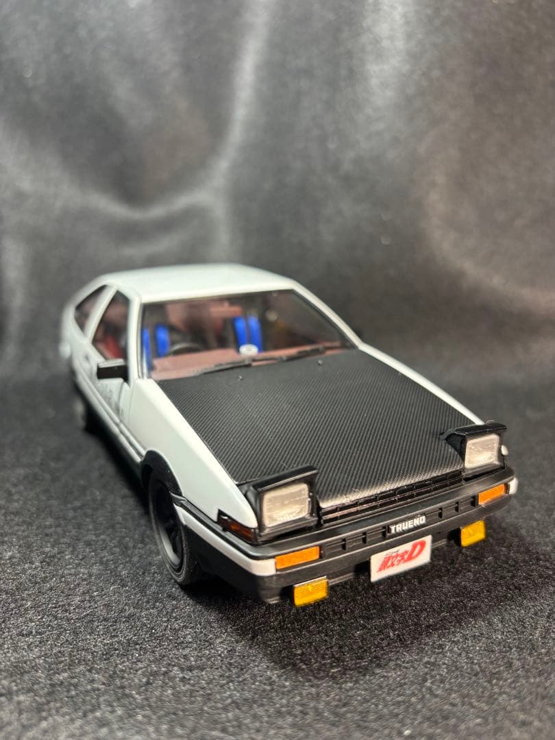 イニシャルD 藤原拓海　AE86トレノ　アオシマ1/24 全塗装完成品