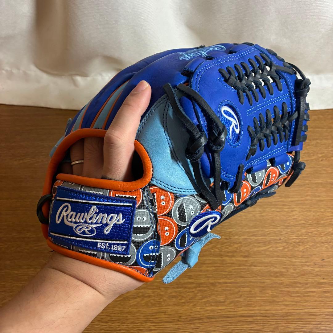 ローリングス HOH 一般軟式 グローブ グラブ 内野用 スマイル柄 美品