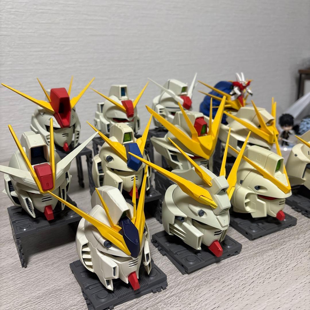 【希少】ガンダム 組立式　MSヘッドディスプレイコレクション