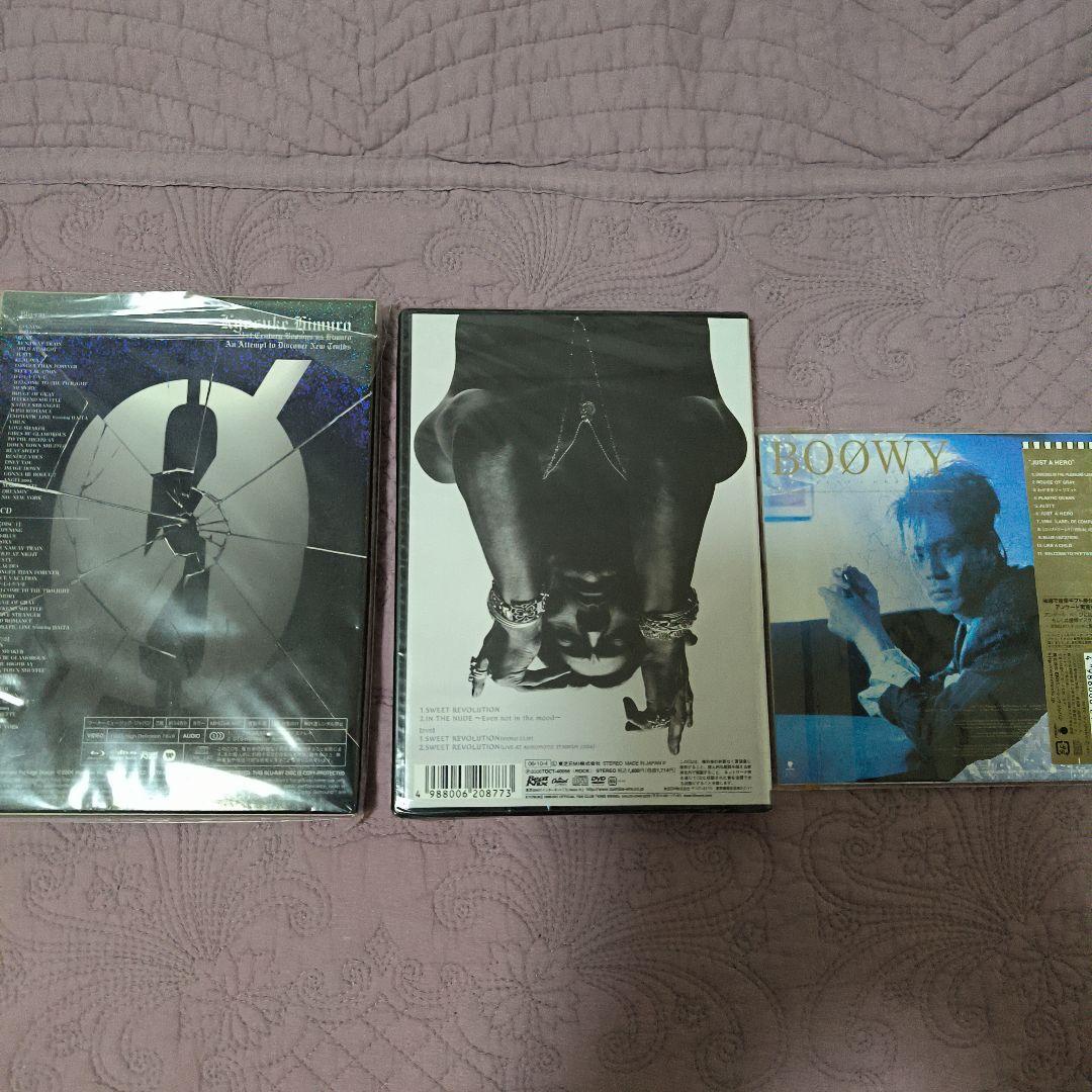 氷室京介・BOOWY CD、DVDセット