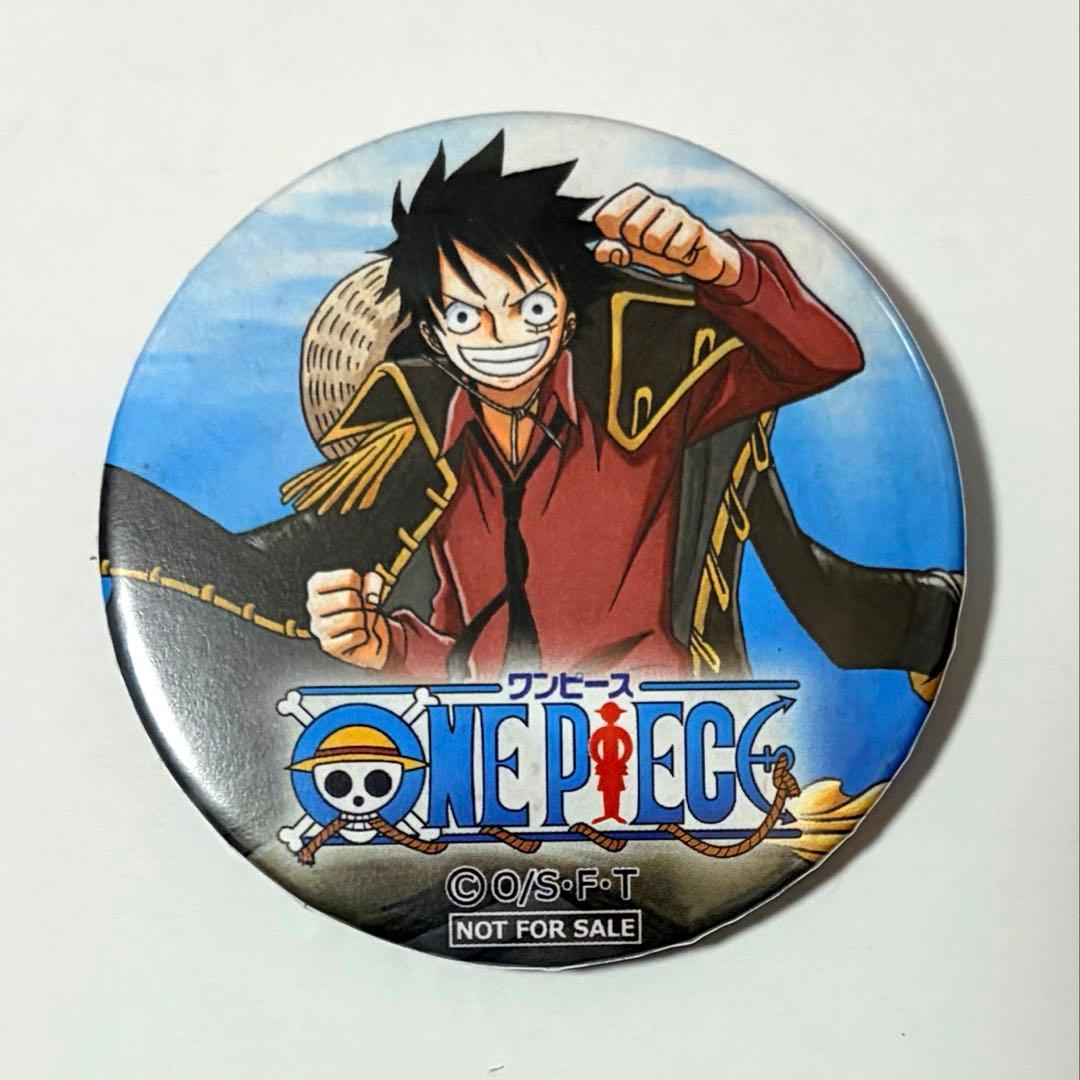 ワンピース ルフィ 缶バッジ 特典