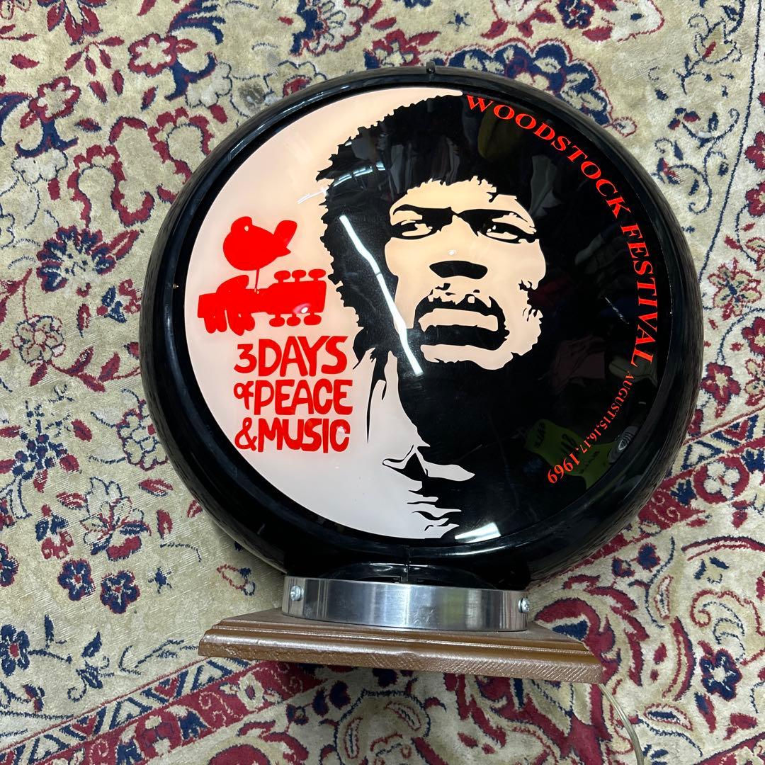 ウッドストックフェスティバル ランプ ジミ・ヘンドリックス