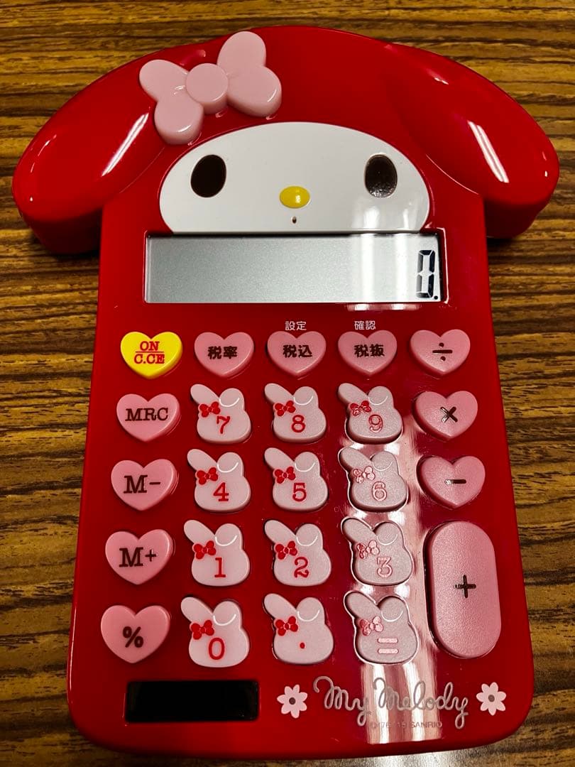 サンリオ　40 マイメロ　赤メロ　激レア　電卓　計算機