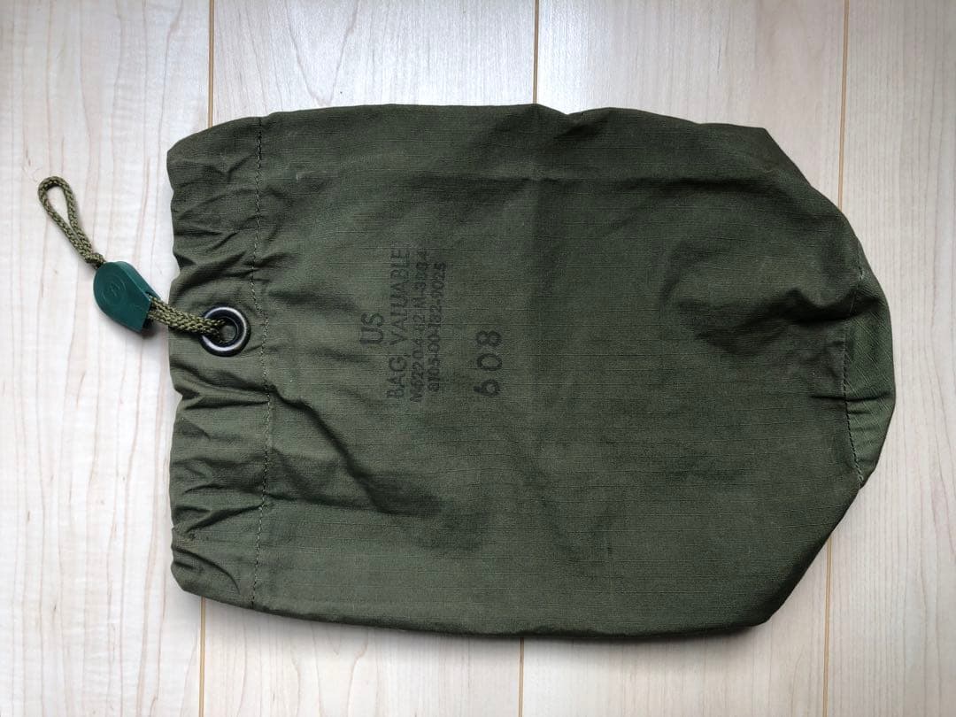 【ビンテージ】US ARMY　BAG VALUABLE　貴重品袋