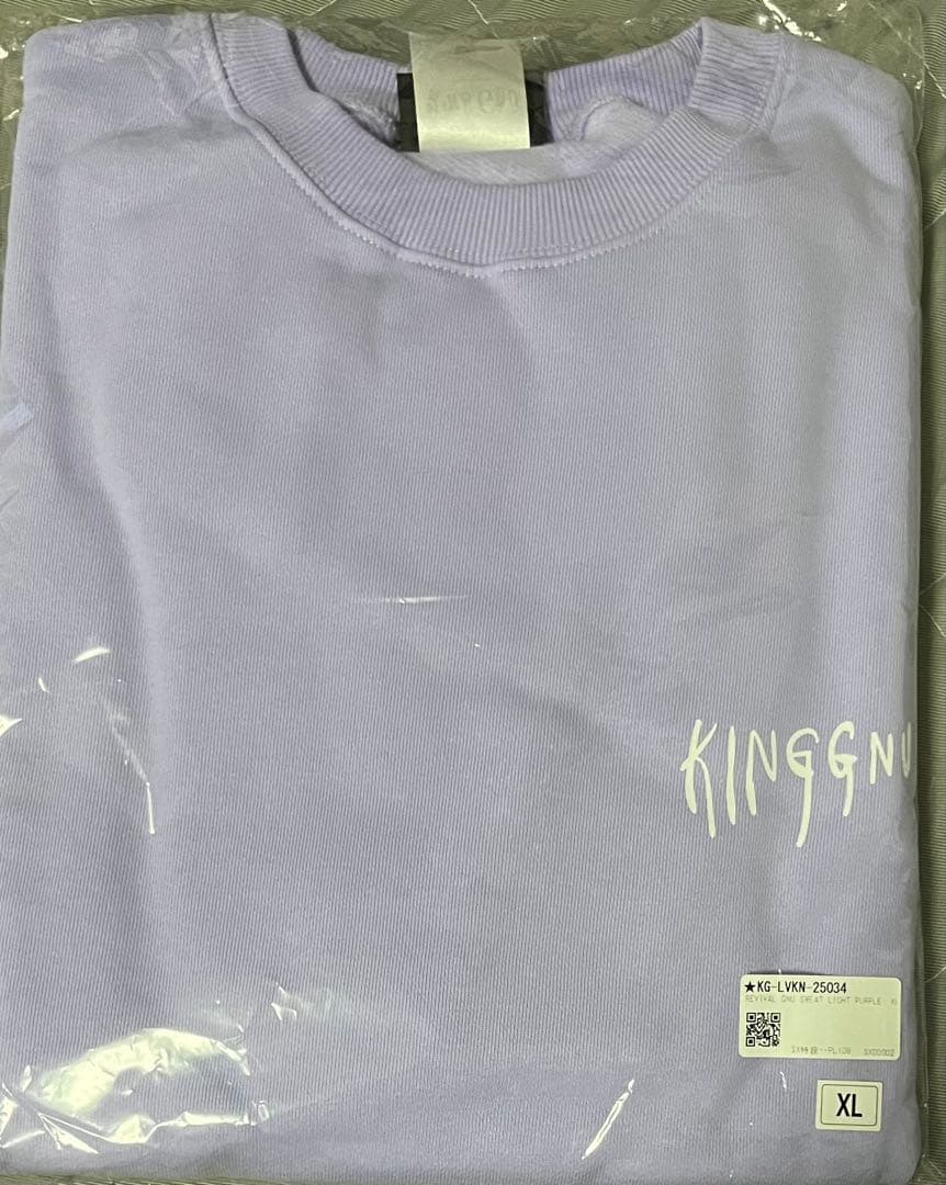King Gnu REVIVAL GNU SWEAT / パープルXL
