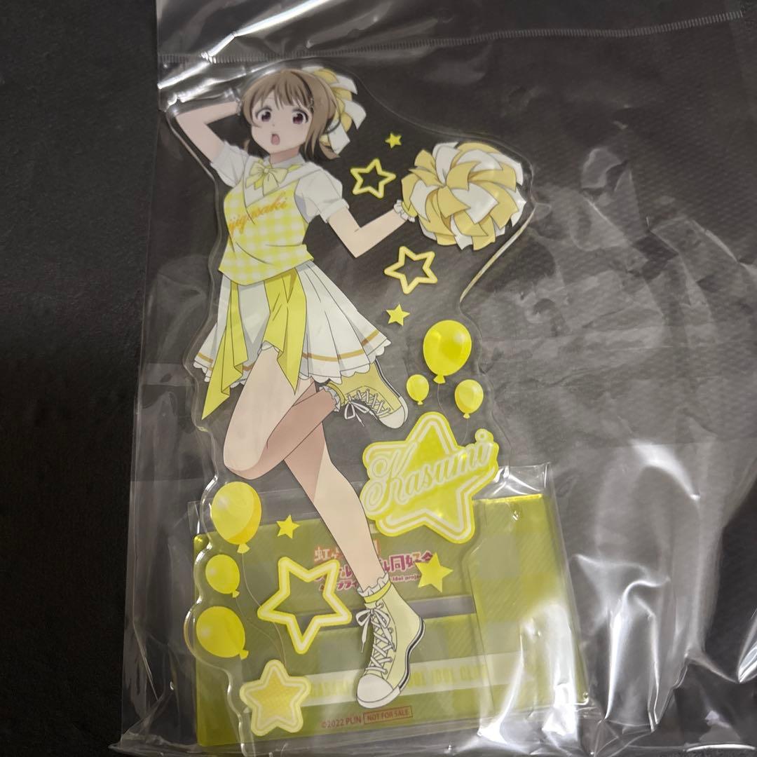 虹ヶ咲　よみうりランド　特大アクリルフィギュア　中須かすみ