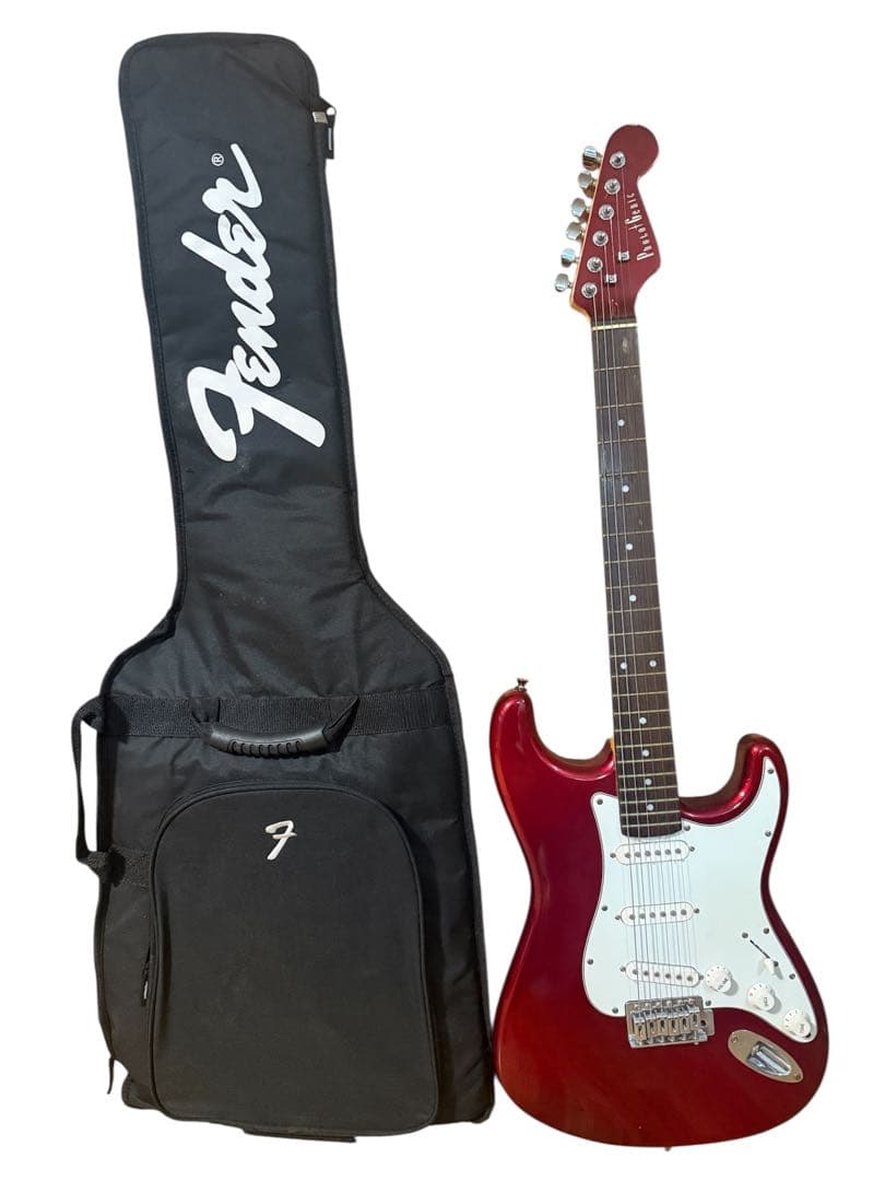 PhotoGenic エレキベース レッド フェンダーケース付き