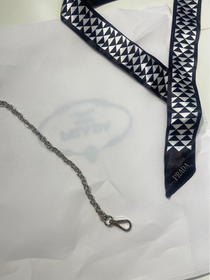 PRADA ホワイトハンドバッグ　ノベルティ