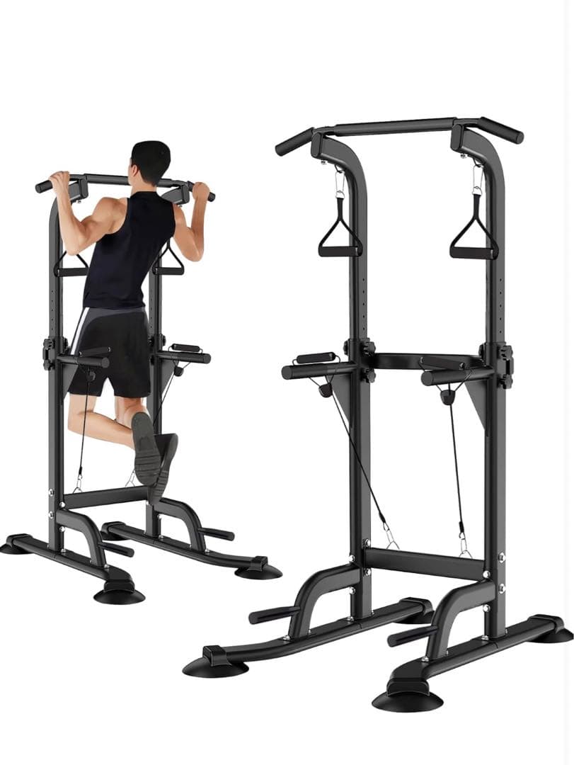 ぶら下り健康器 懸垂マシン 懸垂バー コンパクト 10段調節 耐荷重150kg