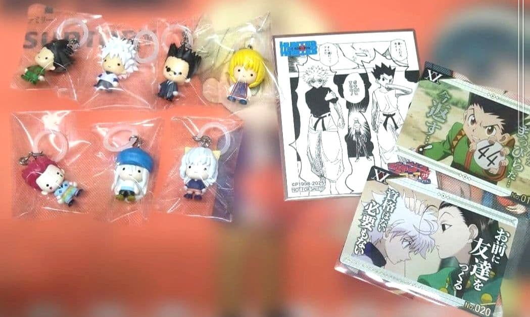 HUNTER×HUNTER めじるしアクセサリー　ゴン　キルア　クラピア　他