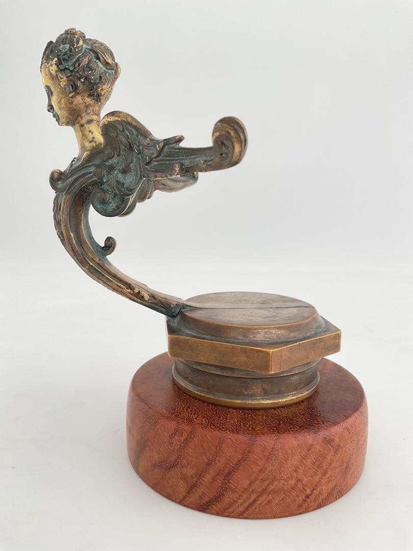 FrenchLady1910Bronze貴婦人JMTrident三叉槍貴族王公族