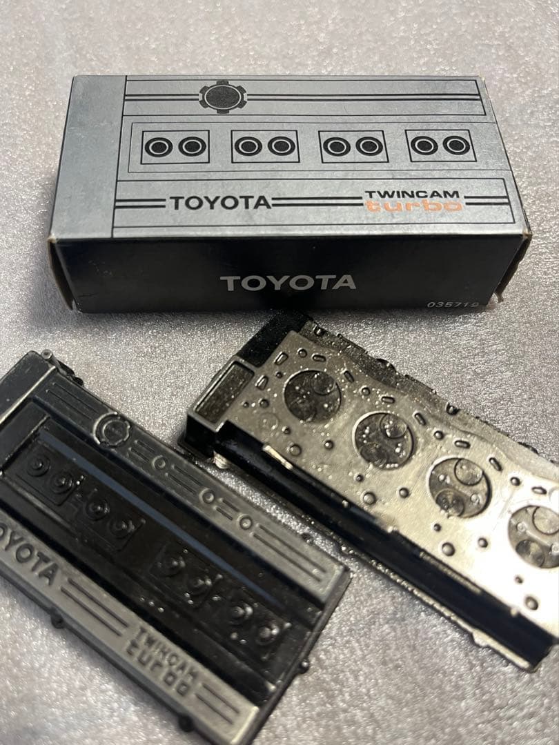 トヨタ純正 3T-GTEU ツインカムターボ エンジン分解模型 ノベルティ 昭和